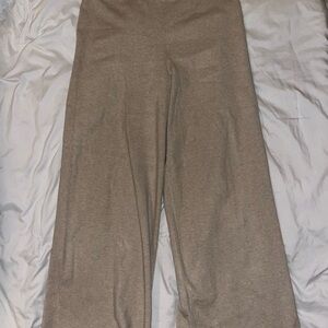 Marled Beige Knit Pants